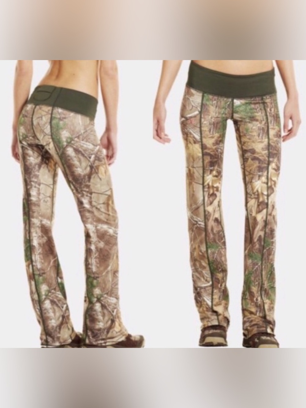 Under Armour Real Tree Camo Fitted Cold Gear Scent Control Outdoor Hunting Pants